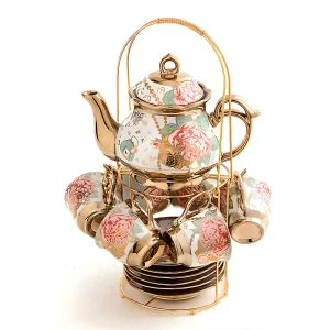 20-Piece Floral Tea Set