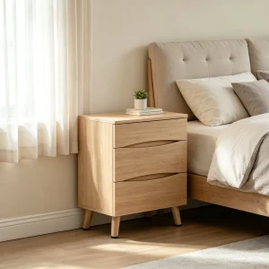 24-Inch Wooden Nightstand