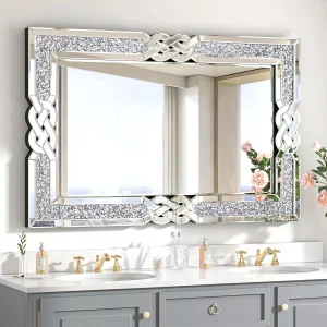 Glam Crystal Wall Mirror
