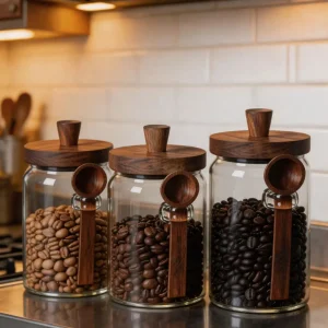Glass Pantry Canister Set