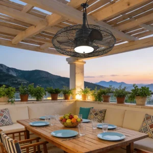 Outdoor Ceiling Fan With Light