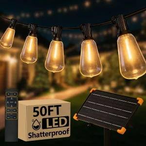 Solar Outdoor String Lights