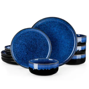 Starry Blue Stoneware Dinnerware