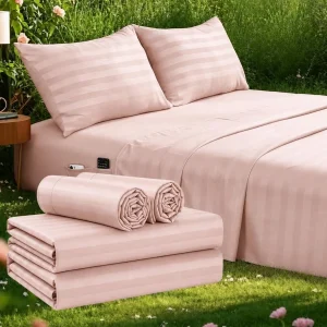 Striped Cooling Sheet Set